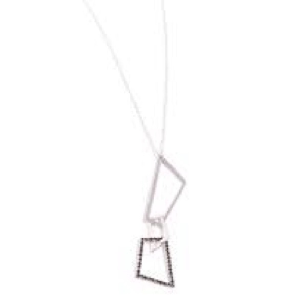 Paparazzi Silver Shapely Silhouettes Necklace and Earrings - Picture 5 of 5